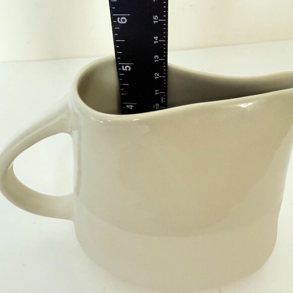 Jars France Modern Farmhouse Pitcher Two Tone Rustic Kitchen Minimalist Stonewar - Picture 11 of 15